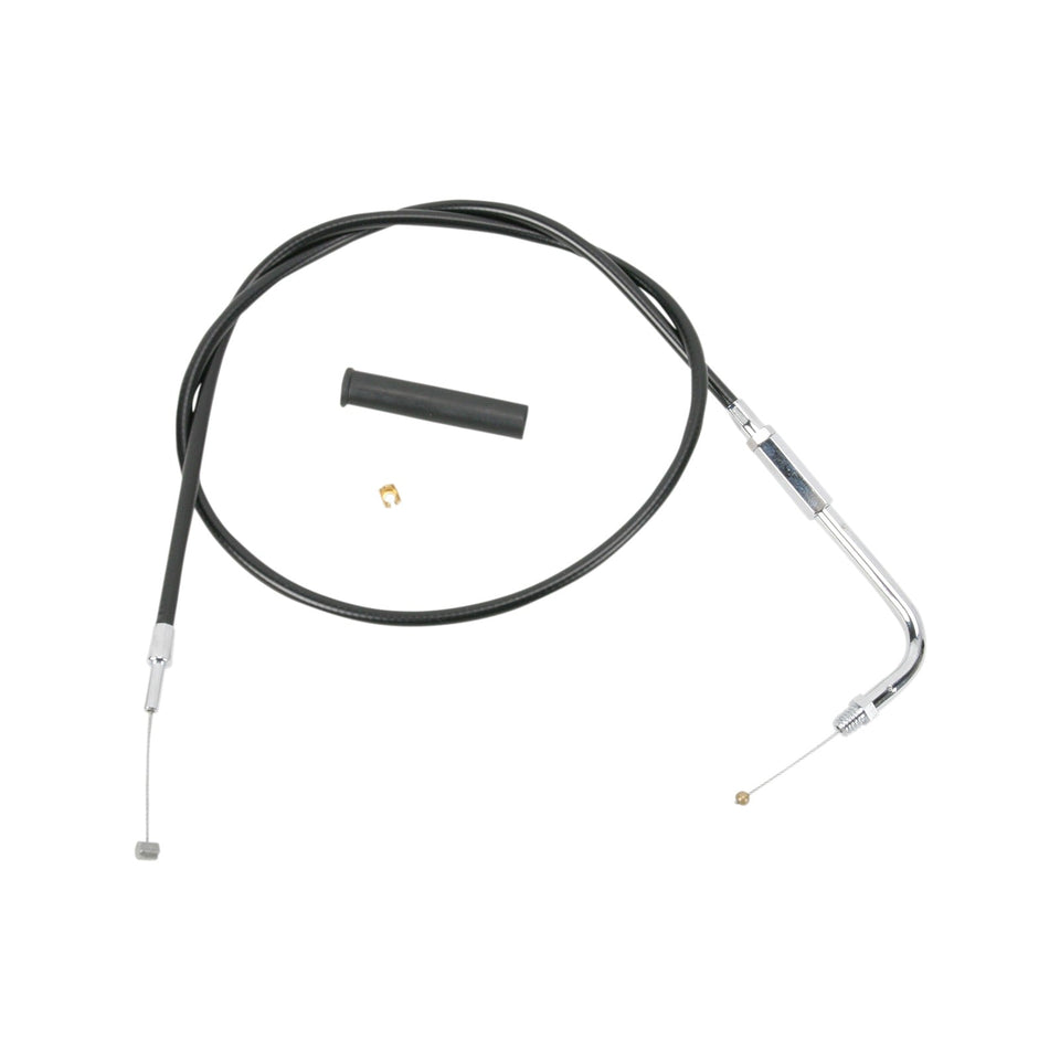 DRAG SPECIALTIES - BLACK VINYL THROTTLE CABLE - 42-1/2"