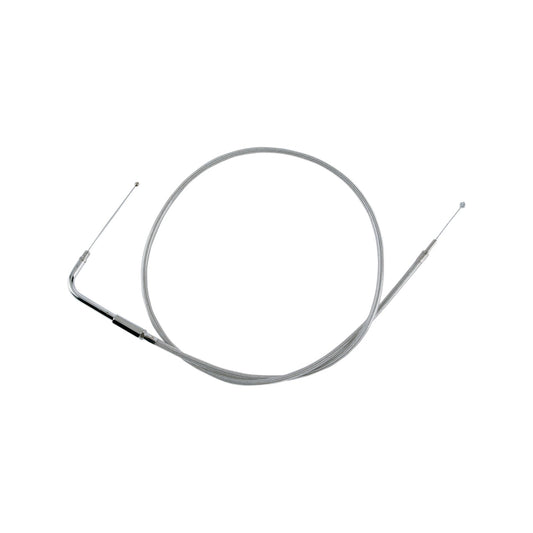 DRAG SPECIALTIES - STAINLESS BRAIDED THROTTLE CABLE - 42-1/2"