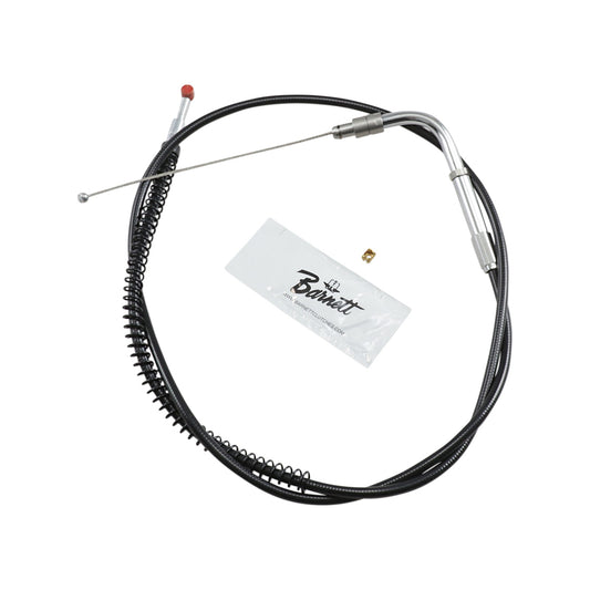 BARNETT - BLACK VINYL THROTTLE CABLE - +6" SIZE - 35-1/2" LENGTH