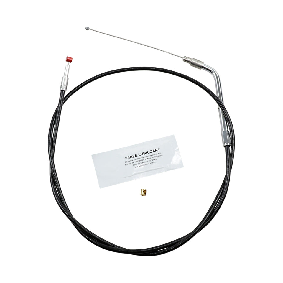 BARNETT - BLACK VINYL THROTTLE CABLE - 39-1/2" LENGTH