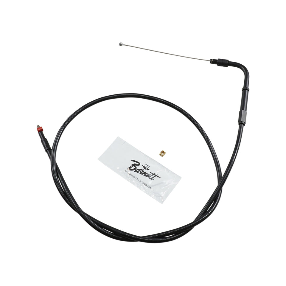 BARNETT - STEALTH SERIES THROTTLE CABLE - +3" - DYNA/FXR/SOFTAIL