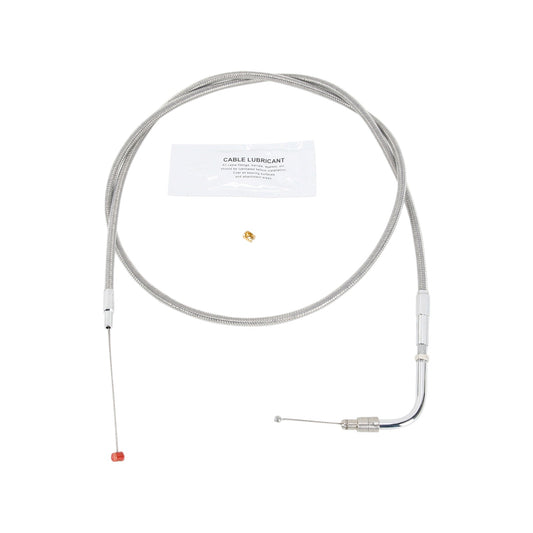 BARNETT - STAINLESS STEEL THROTTLE CABLE - '96-'01 TOURING
