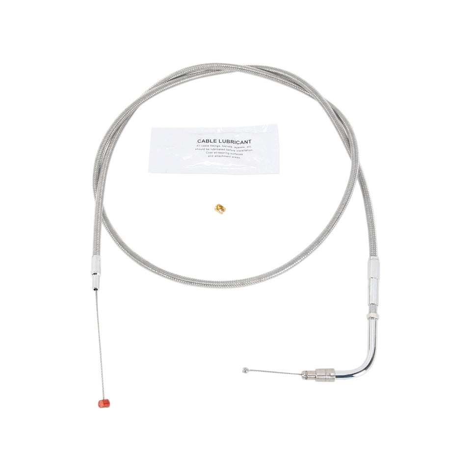 BARNETT - STAINLESS STEEL THROTTLE CABLE - '96-'01 TOURING