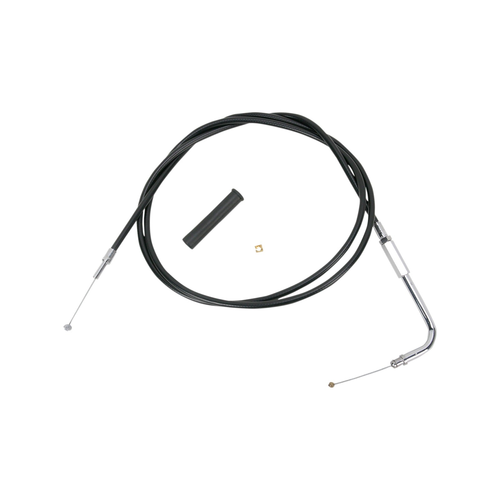 DRAG SPECIALTIES - BLACK VINYL THROTTLE CABLE - 58"