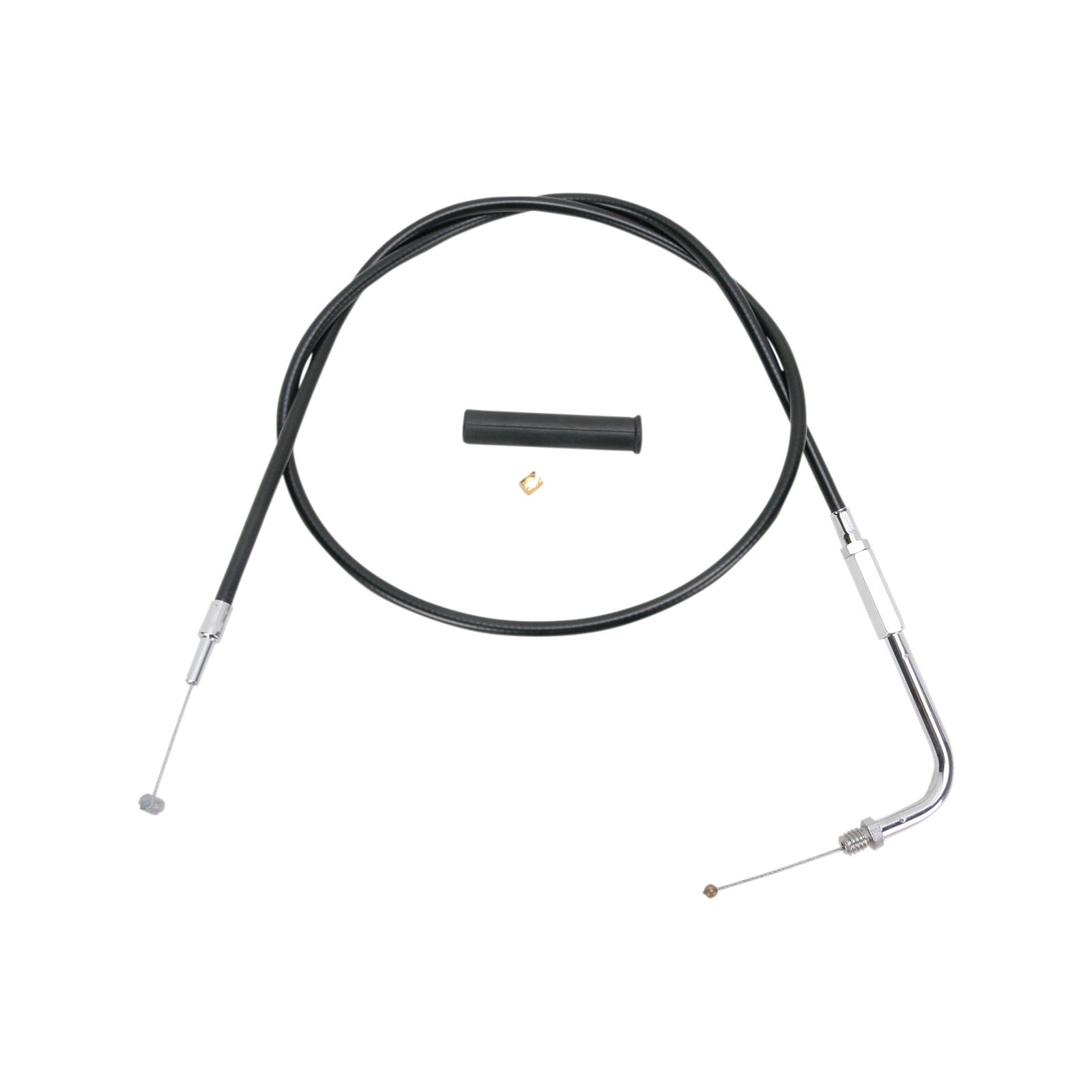DRAG SPECIALTIES - BLACK VINYL THROTTLE CABLE - 30"