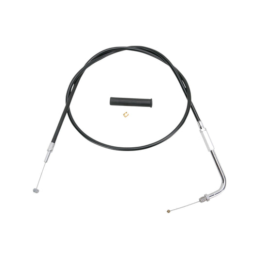 DRAG SPECIALTIES - BLACK VINYL THROTTLE CABLE - 30"