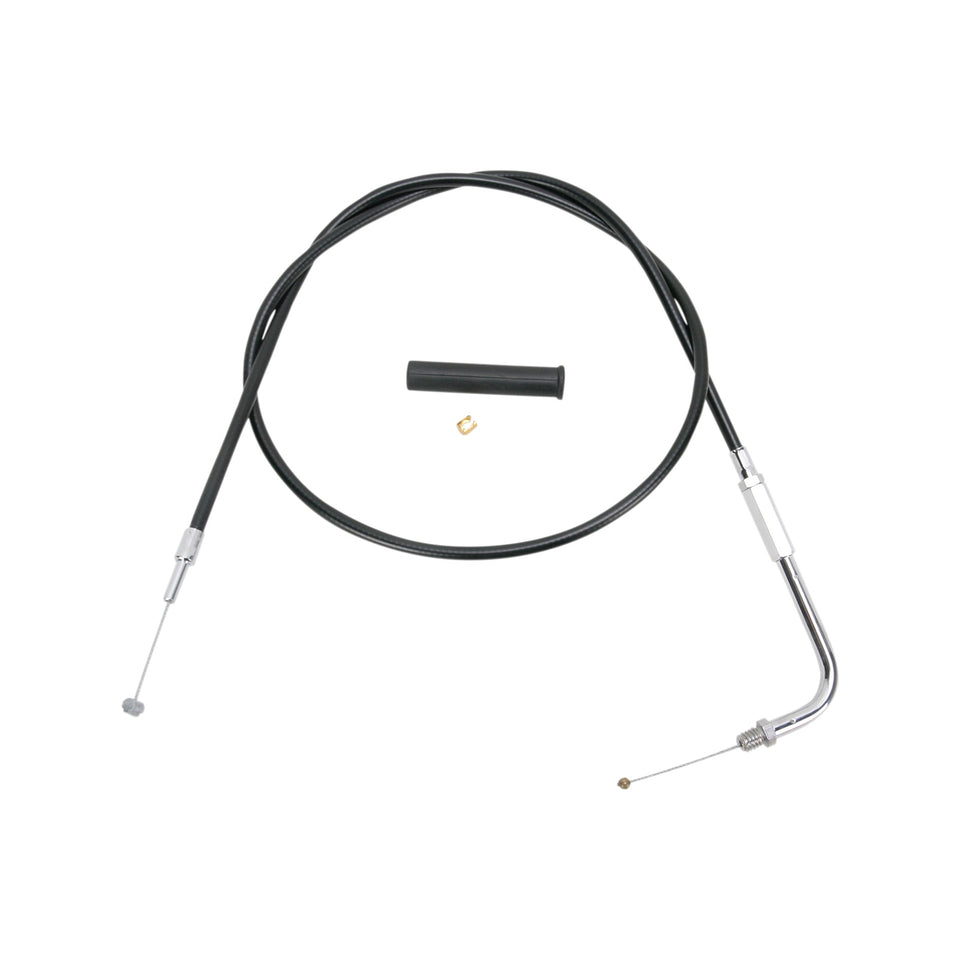 DRAG SPECIALTIES - BLACK VINYL THROTTLE CABLE - 36"