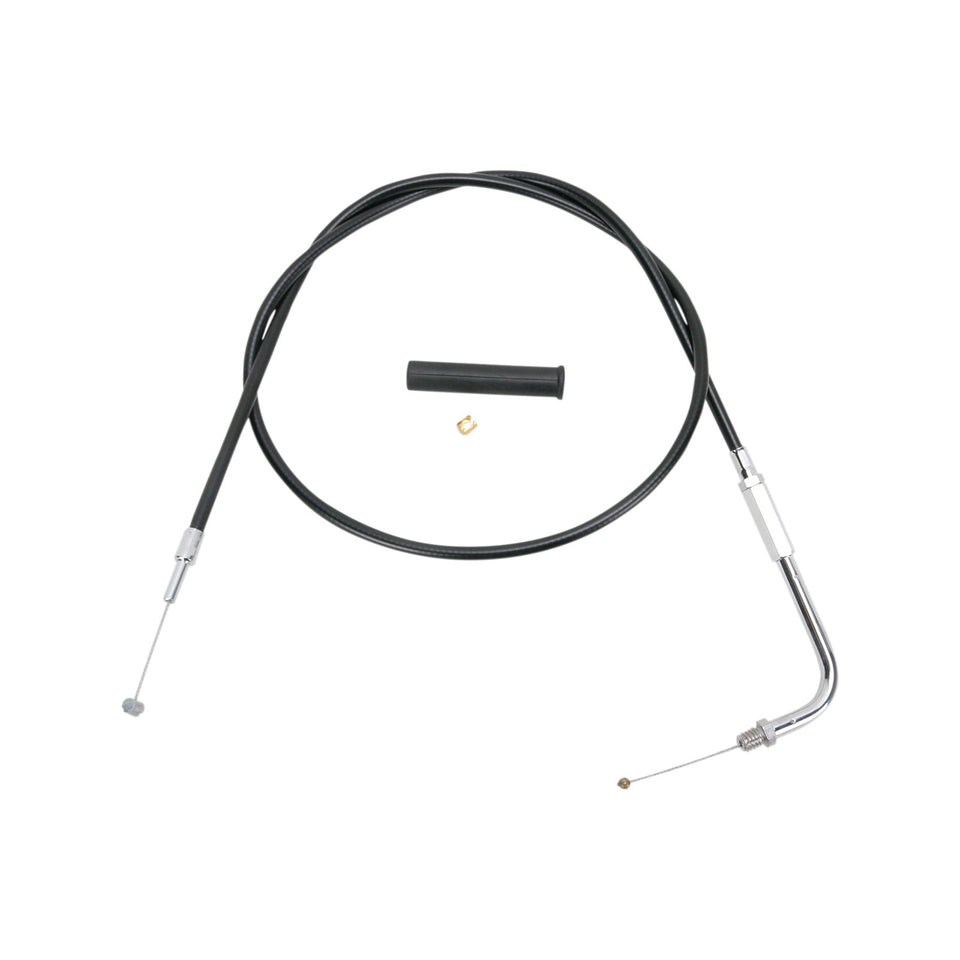 DRAG SPECIALTIES - BLACK VINYL THROTTLE CABLE - 36"