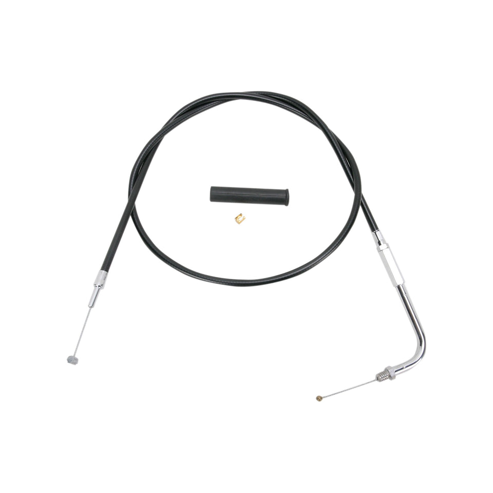 DRAG SPECIALTIES - BLACK VINYL THROTTLE CABLE - 44"