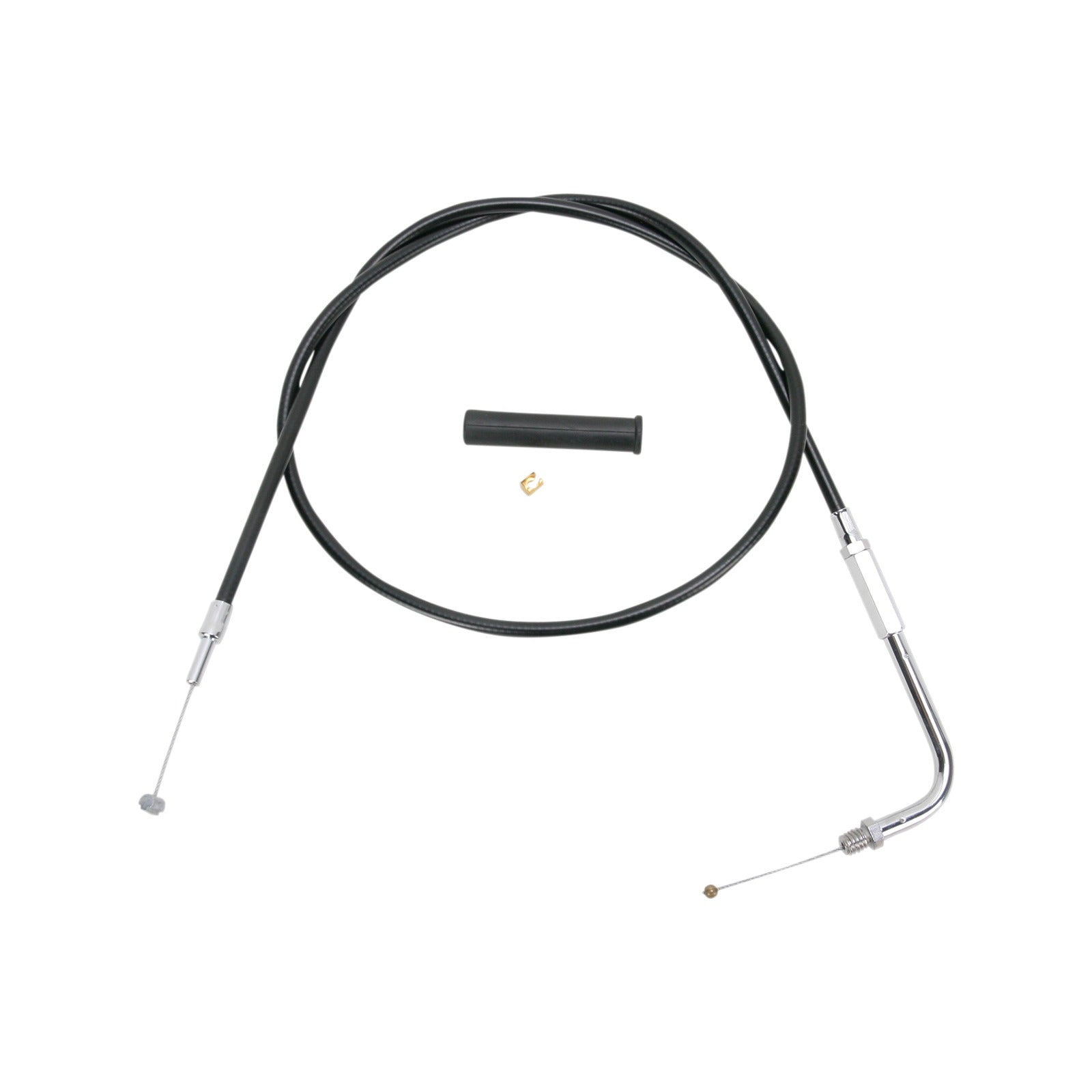 DRAG SPECIALTIES - BLACK VINYL THROTTLE CABLE - 48"