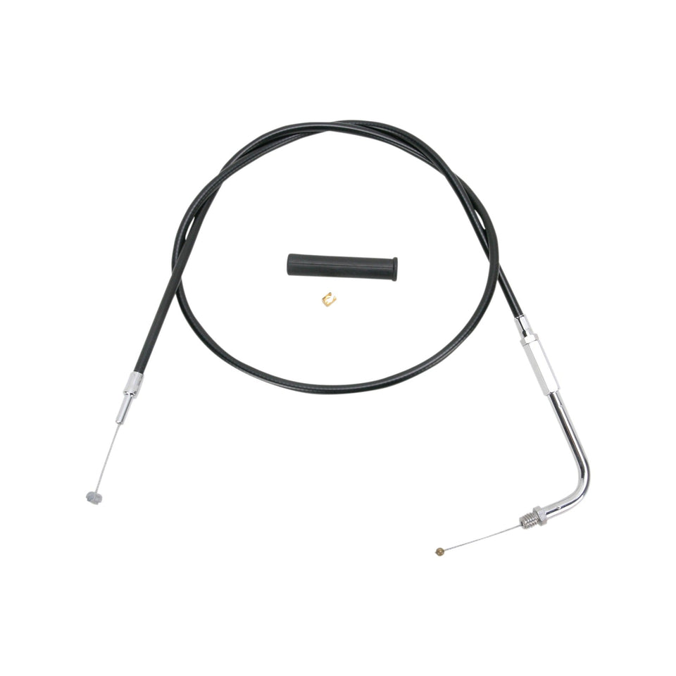 DRAG SPECIALTIES - BLACK VINYL THROTTLE CABLE - 48"