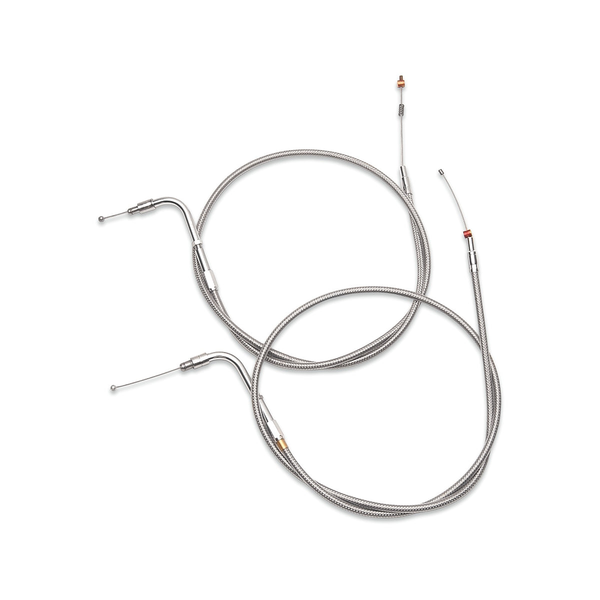 BARNETT - STAINLESS STEEL THROTTLE CABLE - +12" - '90-'95 TOURING