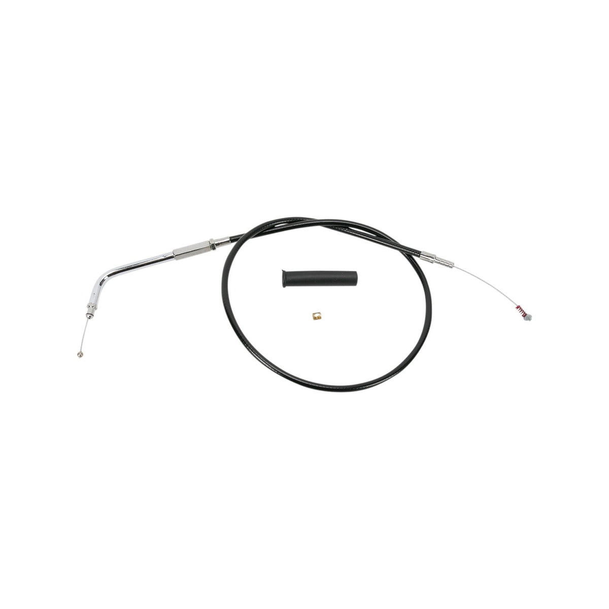 DRAG SPECIALTIES - BLACK VINYL IDLE CABLE - 30-3/4"