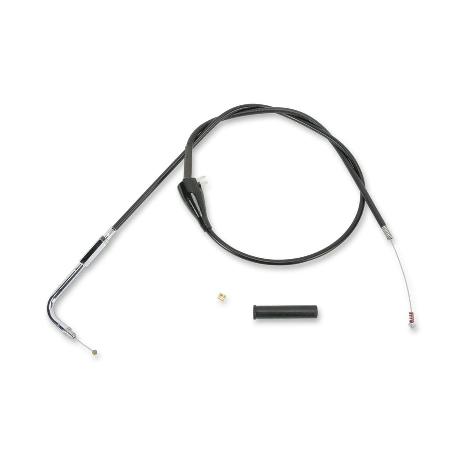 DRAG SPECIALTIES - BLACK VINYL IDLE CABLE - 31-3/4"