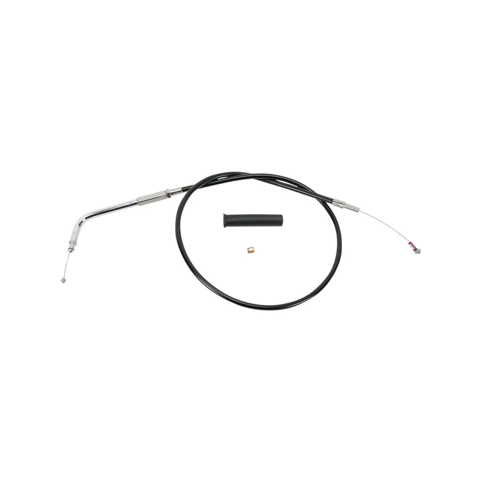 DRAG SPECIALTIES - BLACK VINYL IDLE CABLE - 36-3/4"