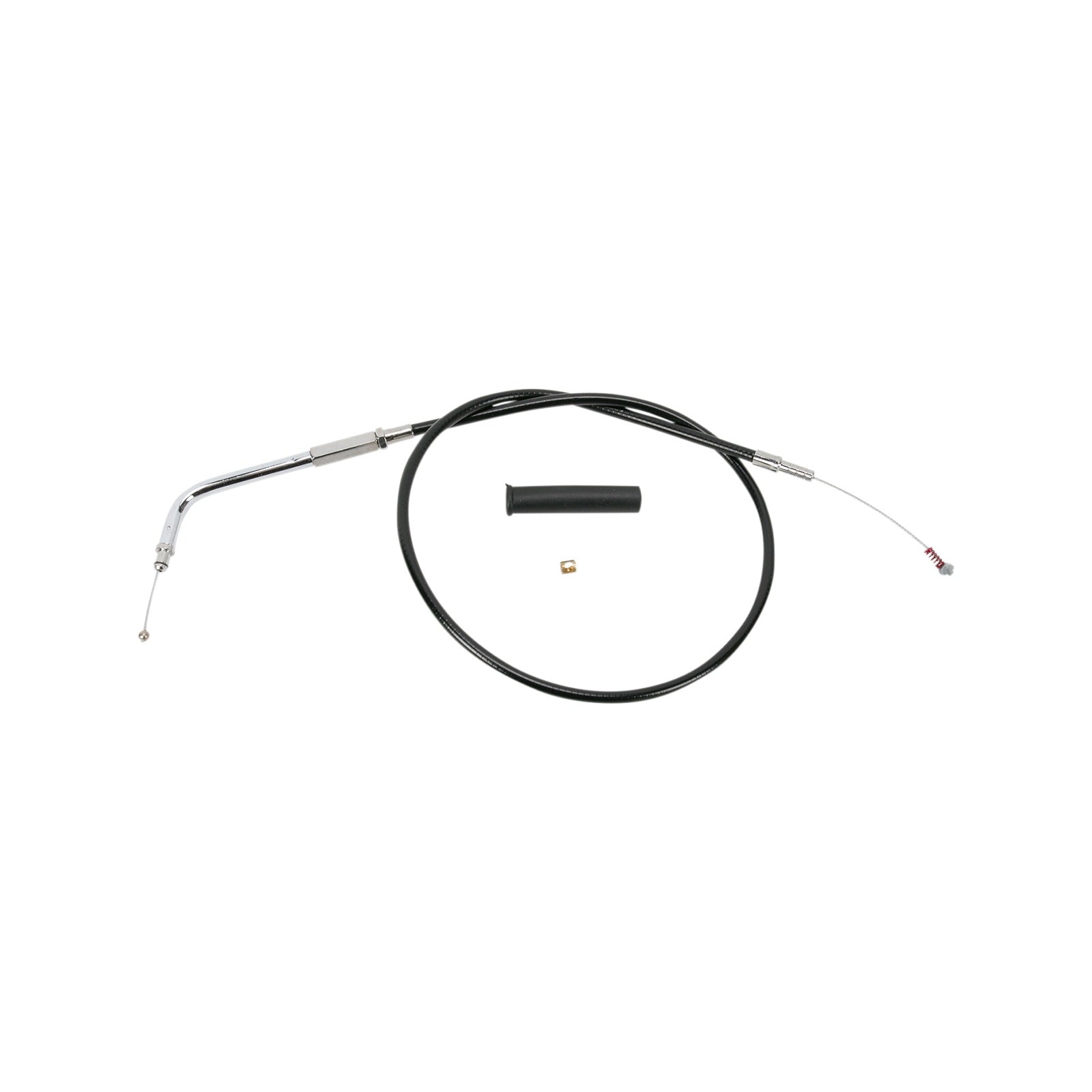 DRAG SPECIALTIES - BLACK VINYL IDLE CABLE - 43-1/2"