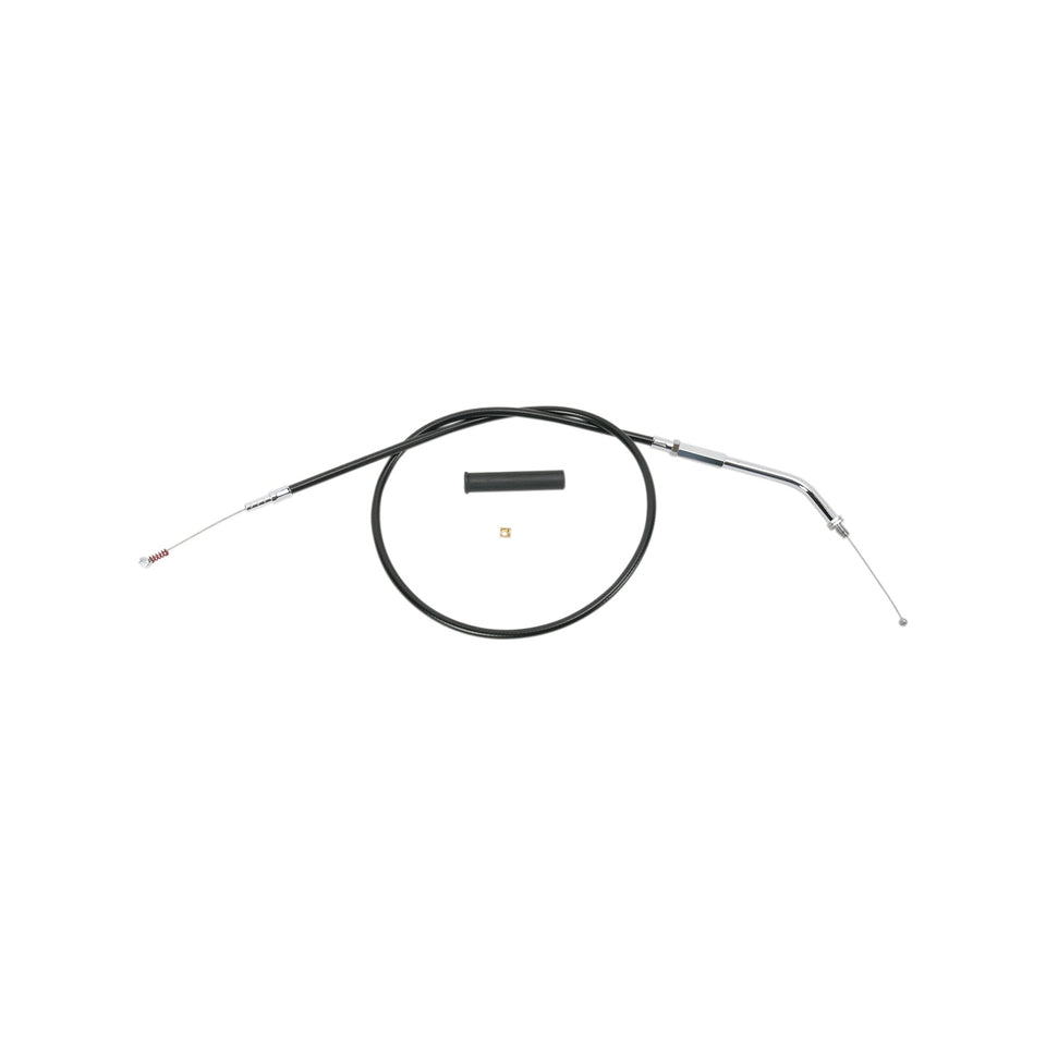 DRAG SPECIALTIES - BLACK VINYL IDLE CABLE - 32-1/2"