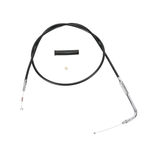 DRAG SPECIALTIES - BLACK VINYL IDLE CABLE - 44"