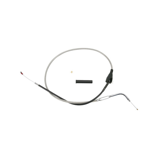 DRAG SPECIALTIES - STAINLESS BRAIDED IDLE CABLE - CRUISE - 38-3/16"