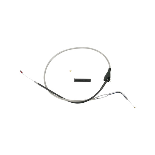 DRAG SPECIALTIES - STAINLESS BRAIDED IDLE CABLE - CRUISE - 38-3/8"