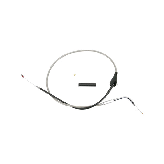 DRAG SPECIALTIES - STAINLESS BRAIDED IDLE CABLE - CRUISE - 38-3/8"