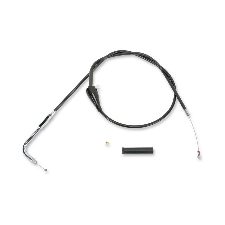 DRAG SPECIALTIES - BLACK VINYL IDLE CABLE - CRUISE - 38-3/8"
