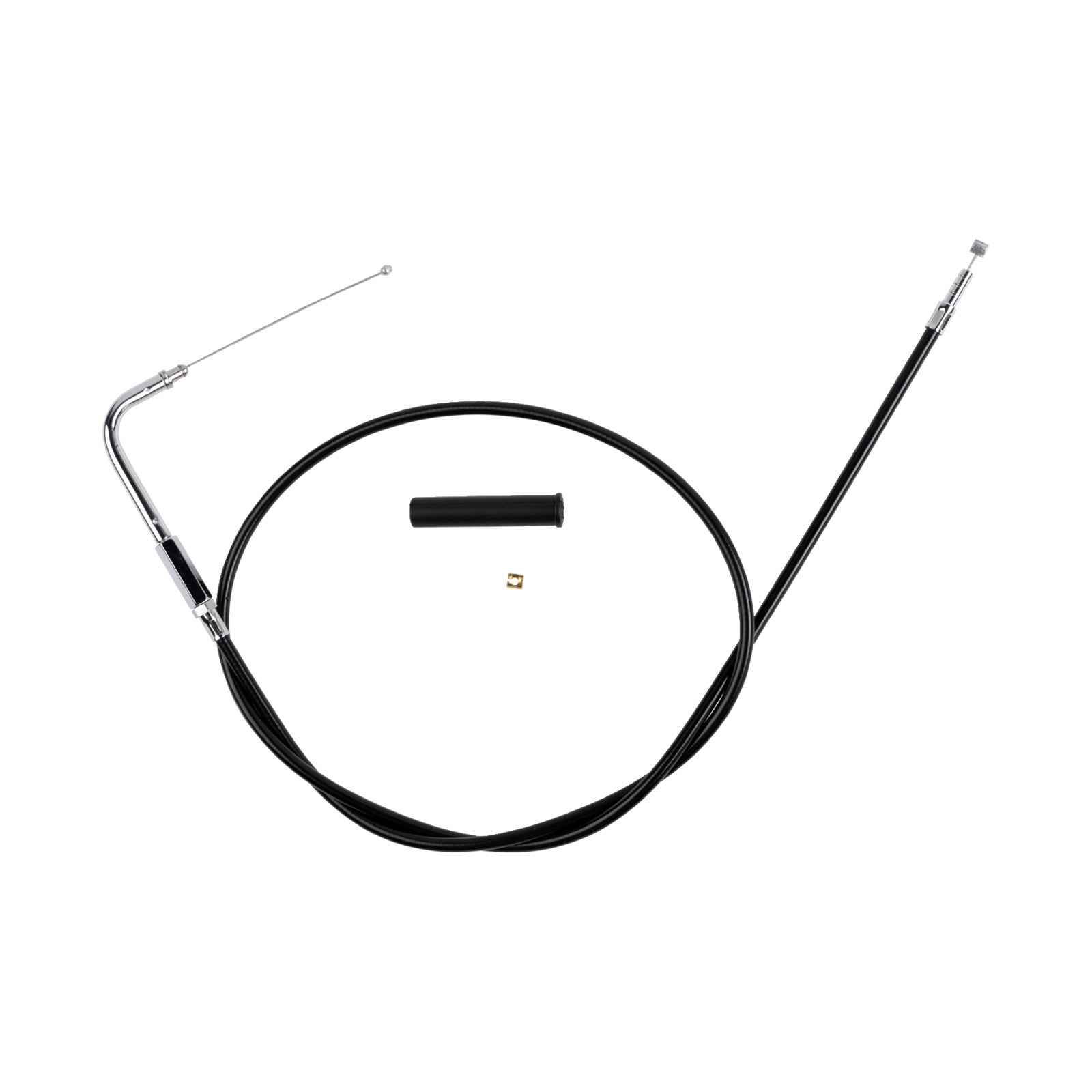 DRAG SPECIALTIES - BLACK VINYL IDLE CABLE - 42-1/2"