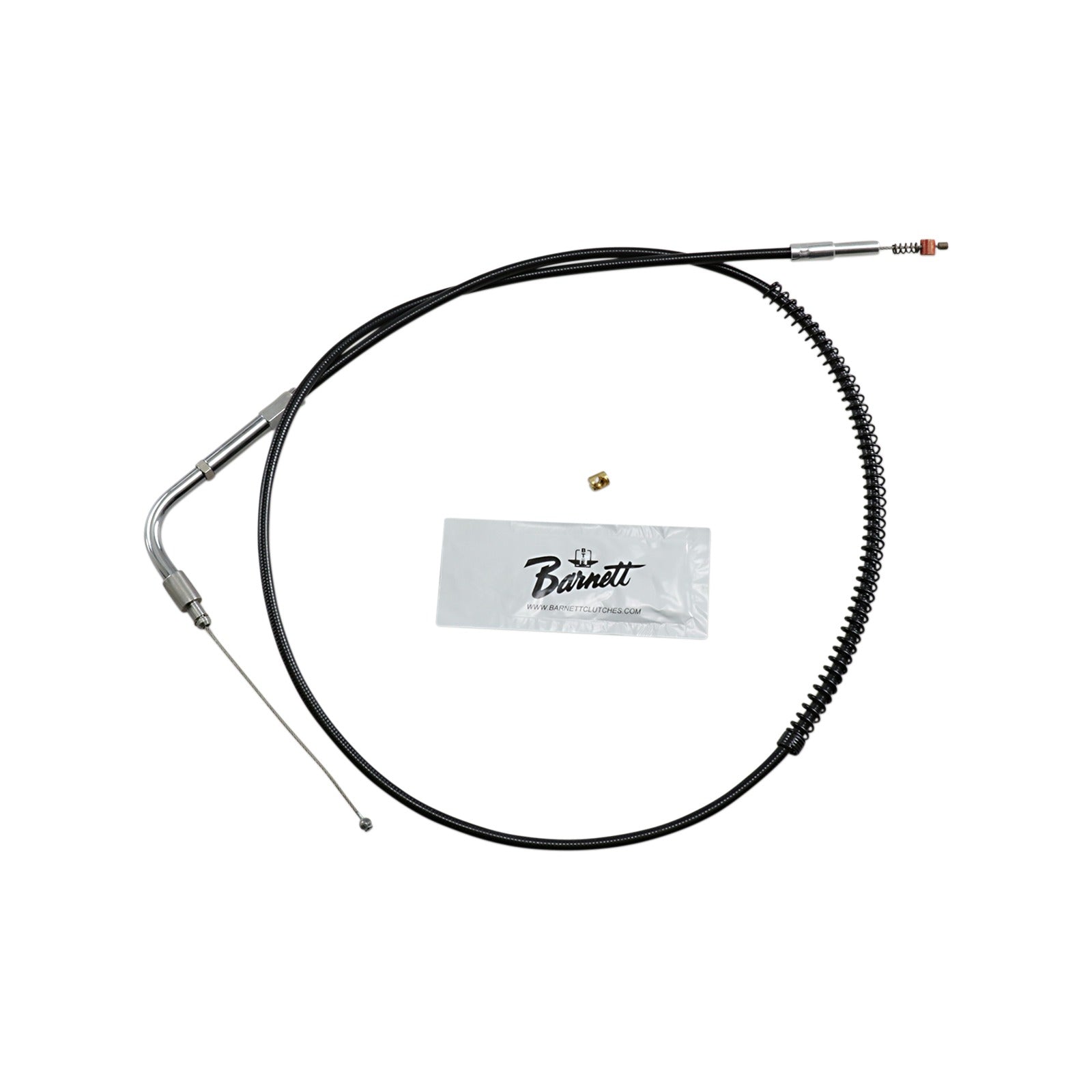 BARNETT - BLACK VINYL IDLE CABLE - +6" SIZE - 36-1/2" LENGTH