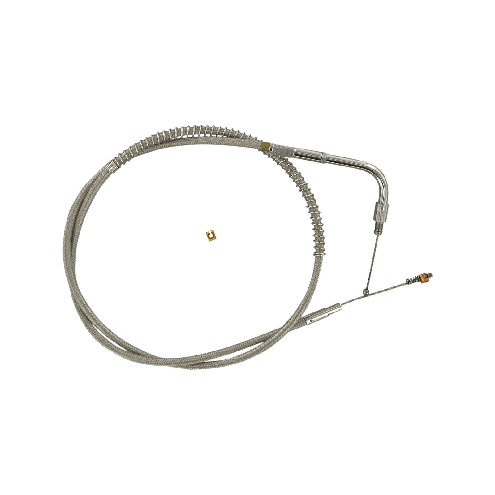 BARNETT - STAINLESS STEEL IDLE CABLE - +6" - '06-'17 DYNA