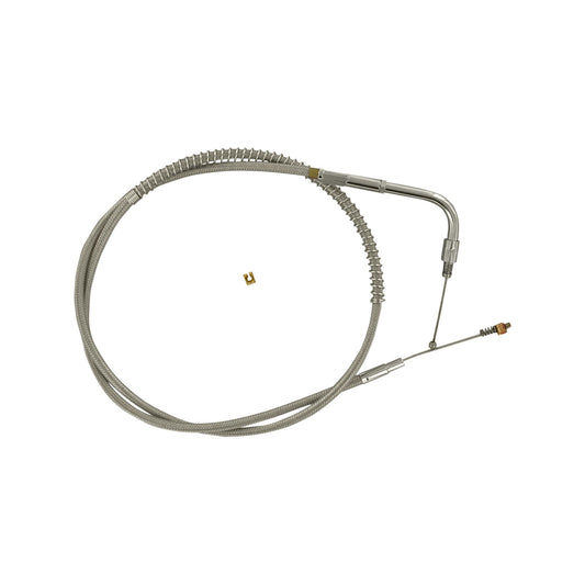 BARNETT - STAINLESS STEEL IDLE CABLE - +6" - '06-'17 DYNA