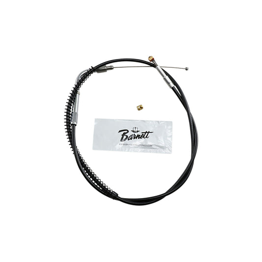 BARNETT - BLACK VINYL IDLE CABLE - +6" SIZE - 34-1/2" LENGTH