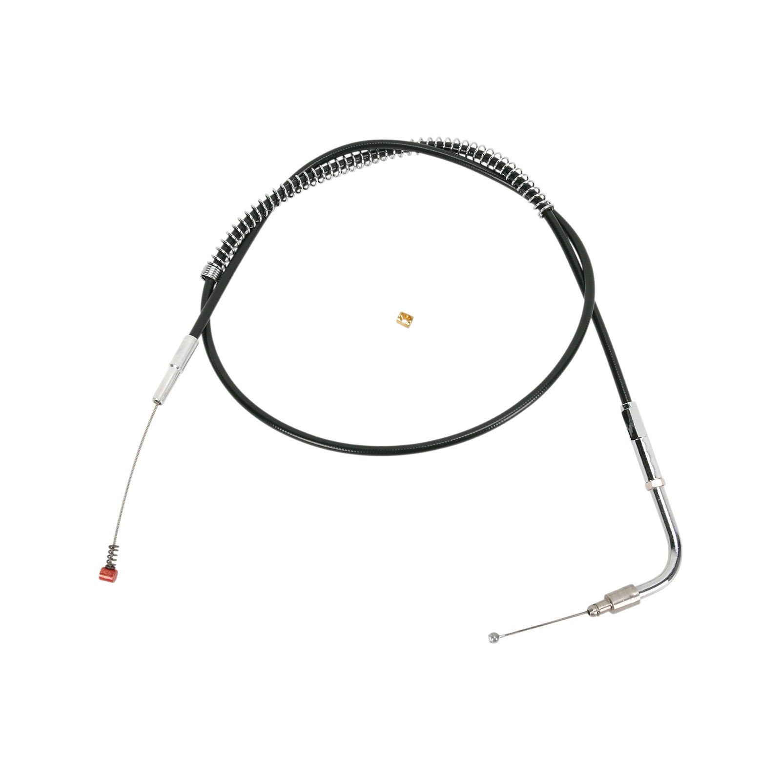 BARNETT - BLACK VINYL IDLE CABLE - +3" SIZE - 33-1/2" LENGTH