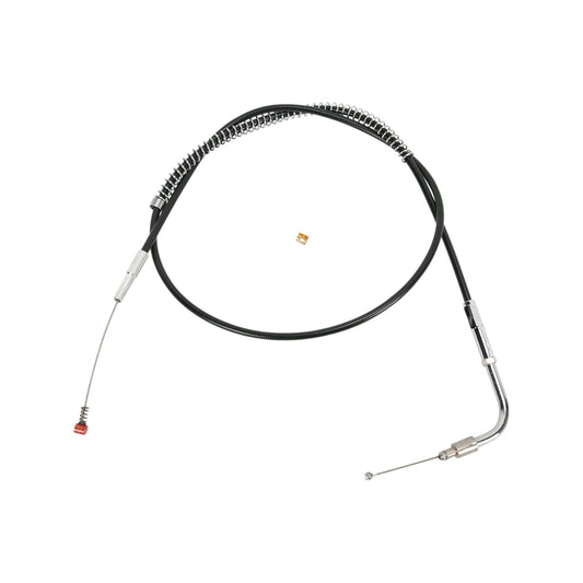 BARNETT - BLACK VINYL IDLE CABLE - +3" SIZE - 33-1/2" LENGTH