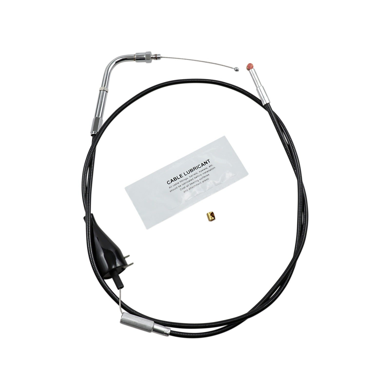 BARNETT - BLACK VINYL IDLE CABLE - 42" LENGTH