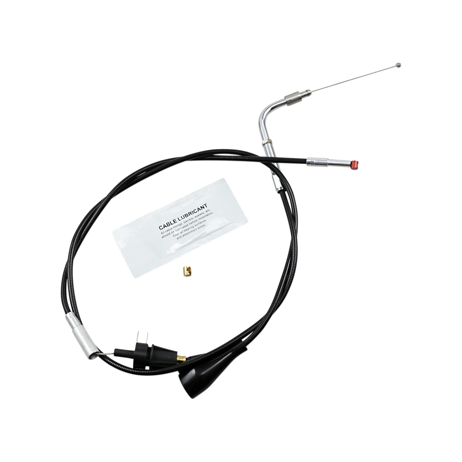 BARNETT - BLACK VINYL IDLE CABLE - 42-1/2" LENGTH