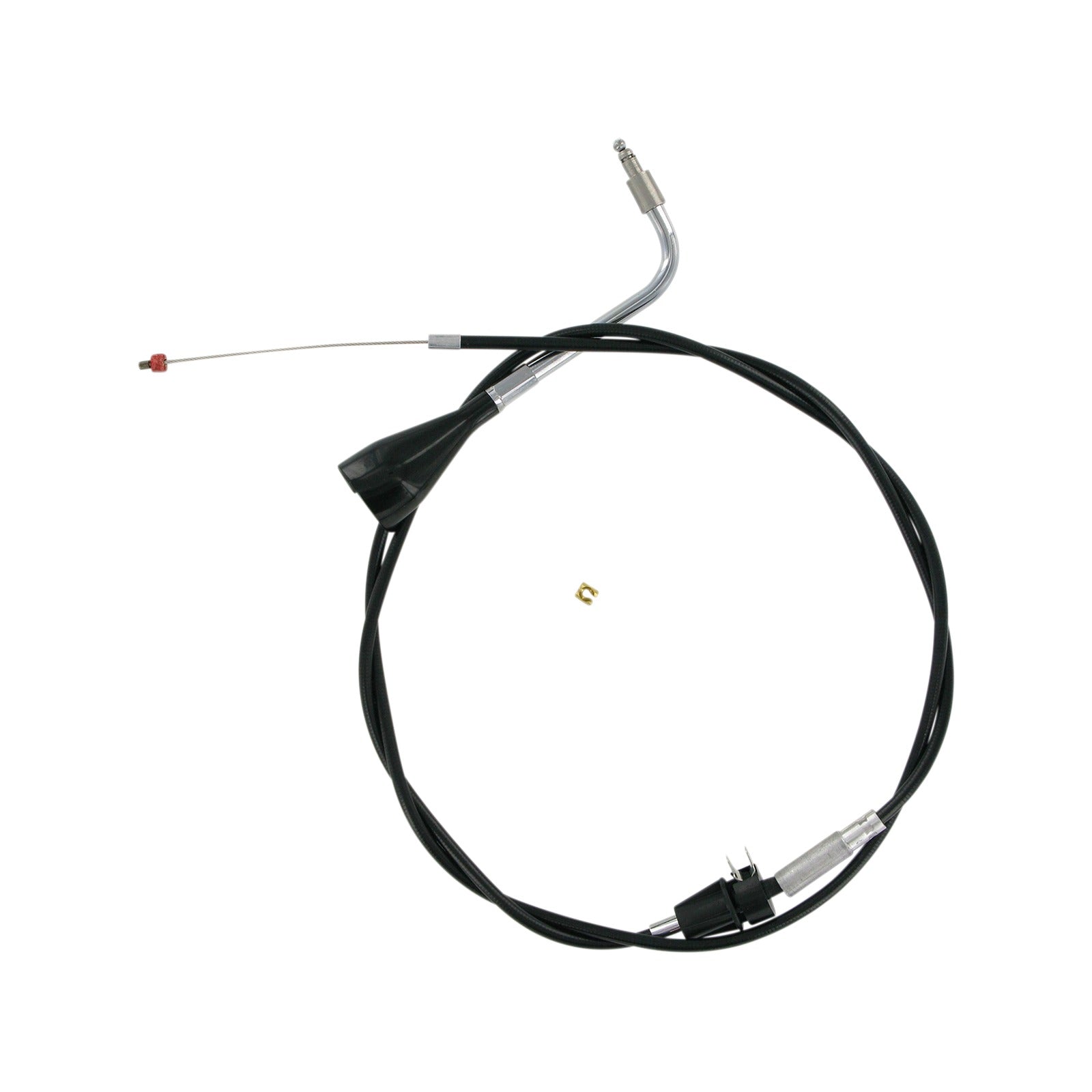 BARNETT - BLACK VINYL IDLE CABLE - +6" SIZE - 48-1/2" LENGTH