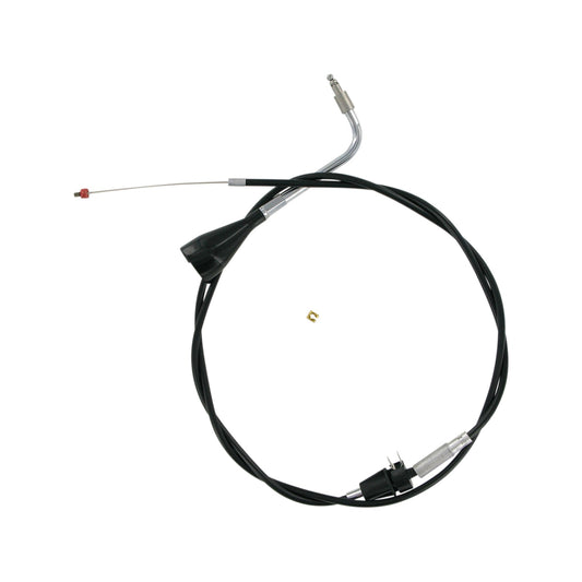 BARNETT - BLACK VINYL IDLE CABLE - +6" SIZE - 48-1/2" LENGTH