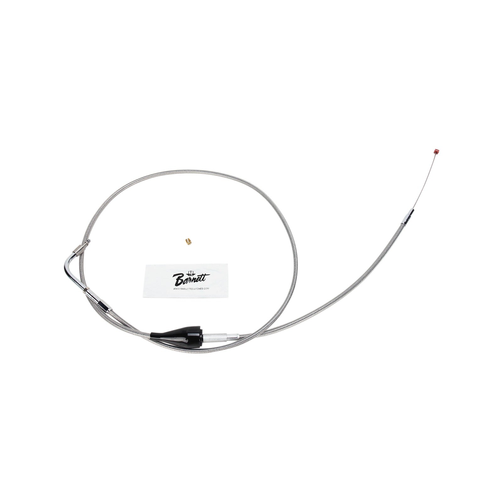 BARNETT - STAINLESS STEEL IDLE CABLE - +6" - '96-'01 TOURING