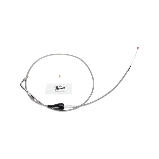 BARNETT - STAINLESS STEEL IDLE CABLE - +6" - '96-'01 TOURING