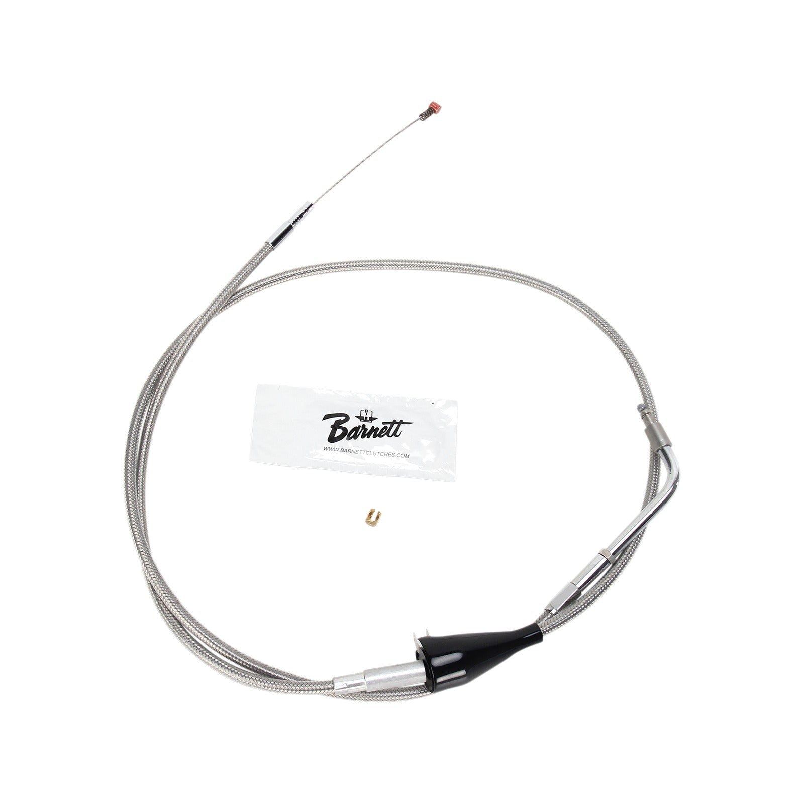 BARNETT - STAINLESS STEEL IDLE CABLE - +6" - '02-'07 TOURING