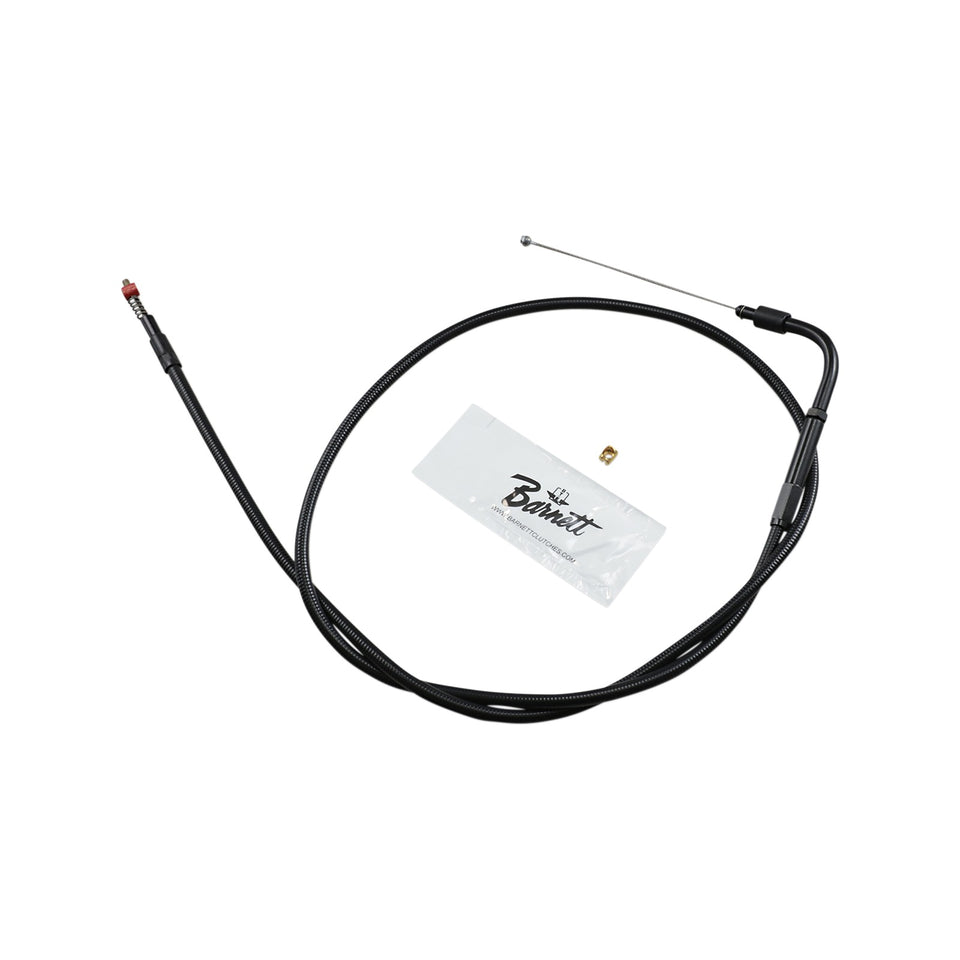 BARNETT - STEALTH SERIES IDLE CABLE - +3" - DYNA/FXR/SOFTAIL