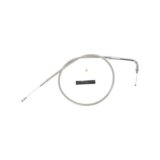 DRAG SPECIALTIES - STAINLESS BRAIDED IDLE CABLE - 50"