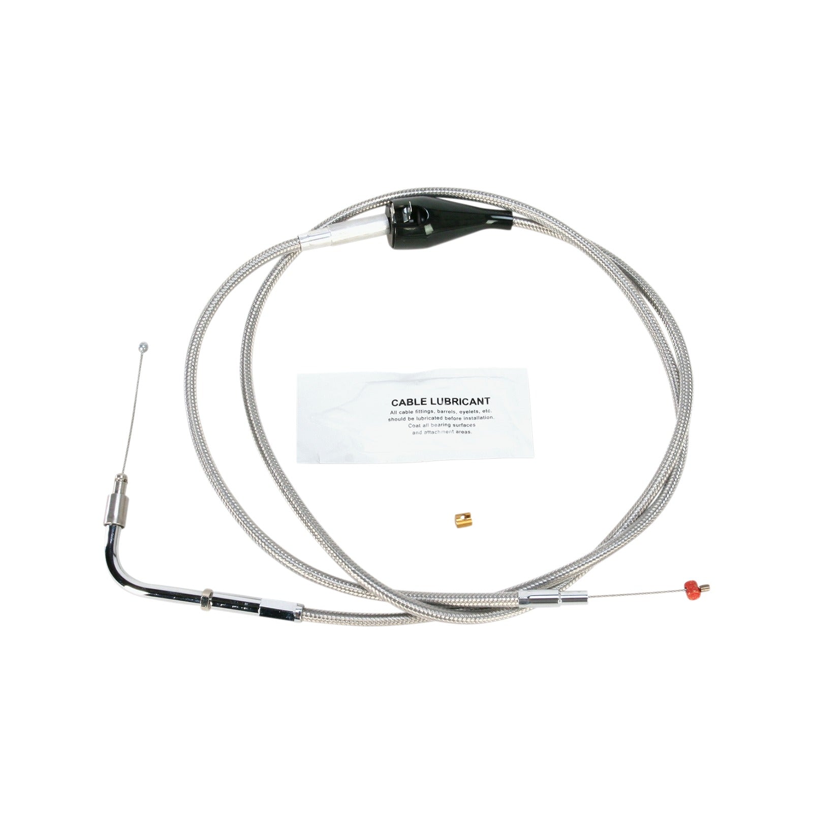 BARNETT - STAINLESS STEEL IDLE CABLE - CRUISE - +8" - '96-'01 TOURING
