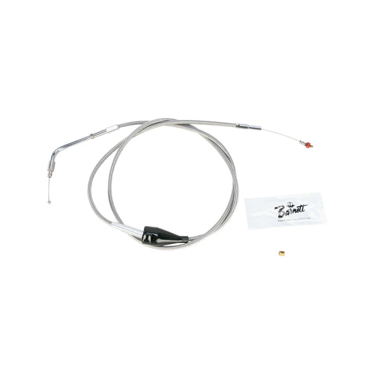 BARNETT - STAINLESS STEEL IDLE CABLE - CRUISE - +8" - '02-'07 TOURING