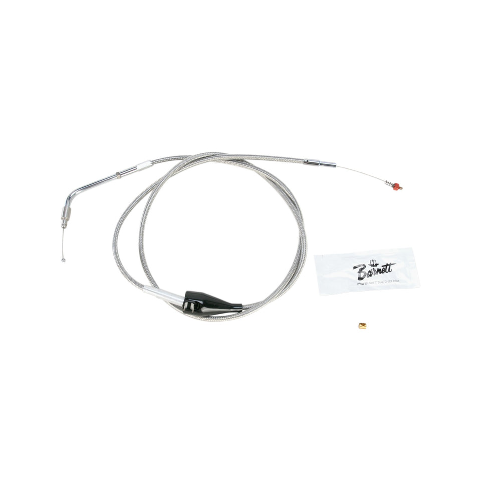 BARNETT - STAINLESS STEEL IDLE CABLE - CRUISE - +8" - '02-'07 TOURING