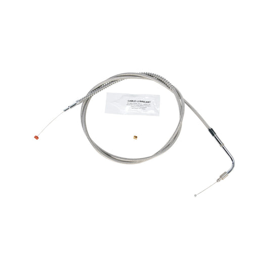 BARNETT - STAINLESS STEEL IDLE CABLE - +12" - '96-'01 TOURING