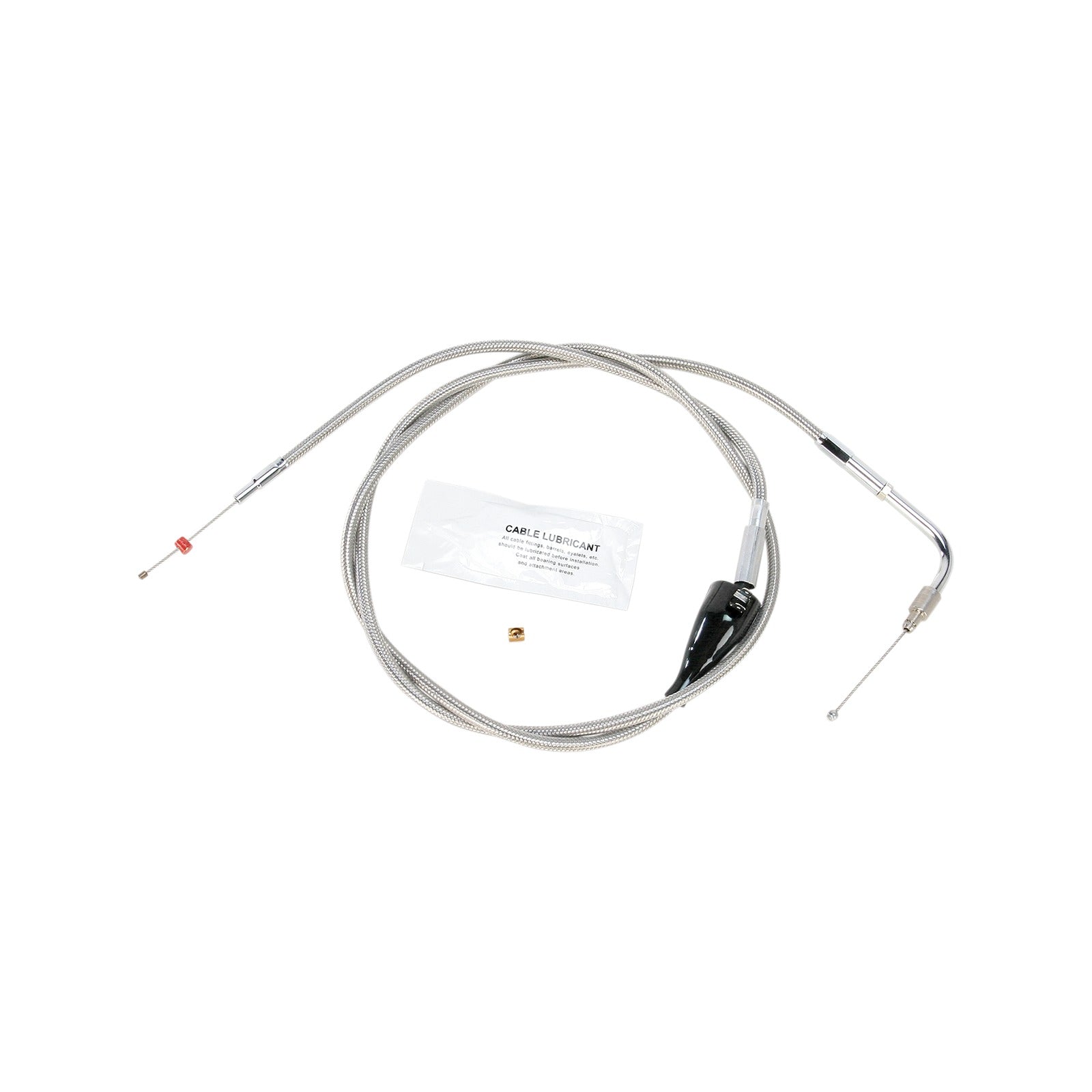 BARNETT - STAINLESS STEEL IDLE CABLE - CRUISE - +12" - '96-'01 TOURING