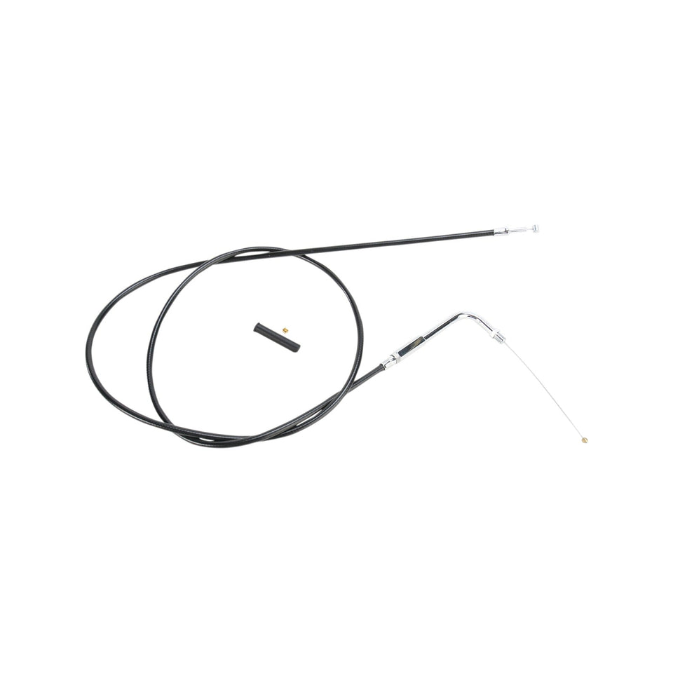 DRAG SPECIALTIES - BLACK VINYL THROTTLE CABLE - 50"