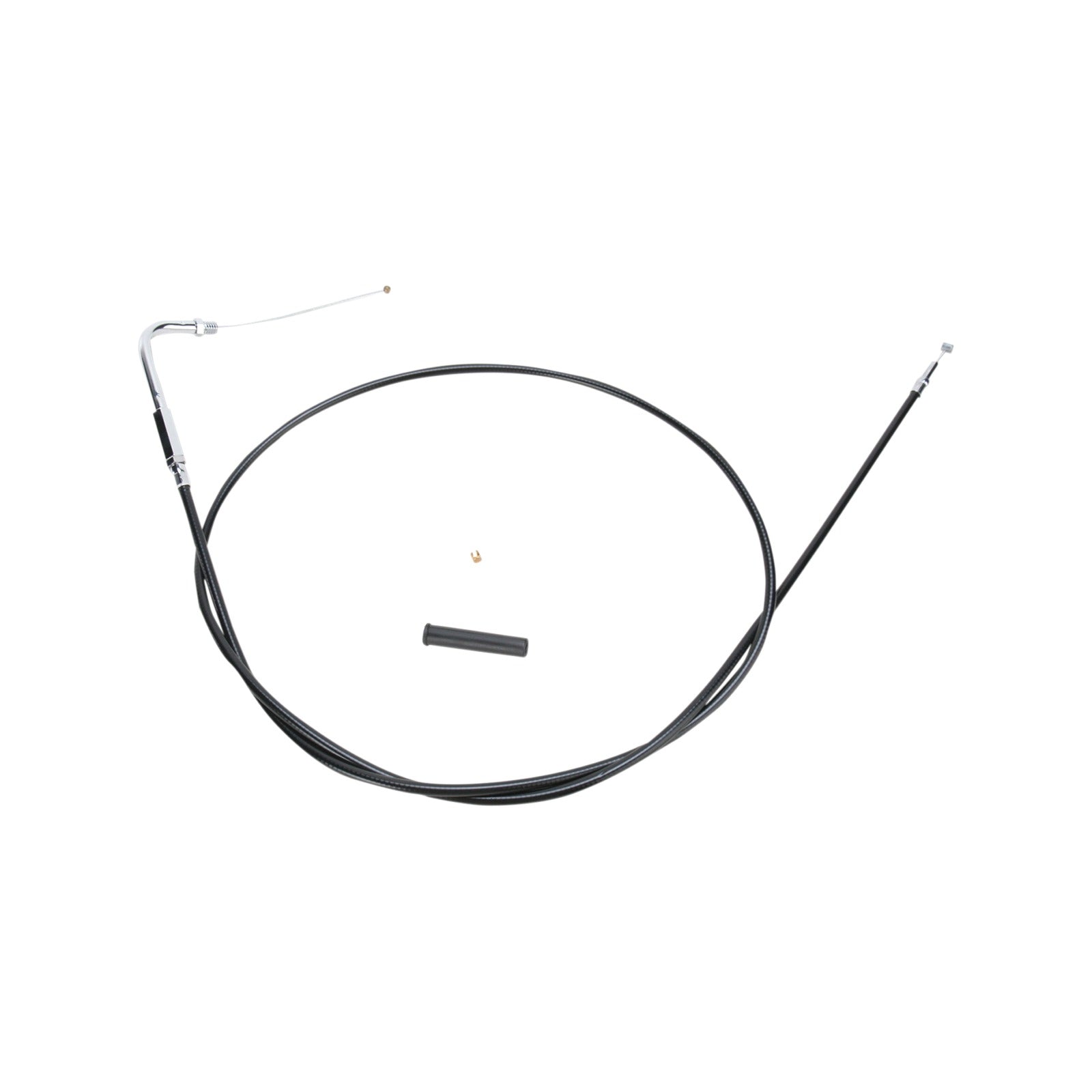 DRAG SPECIALTIES - BLACK VINYL THROTTLE CABLE - 56"