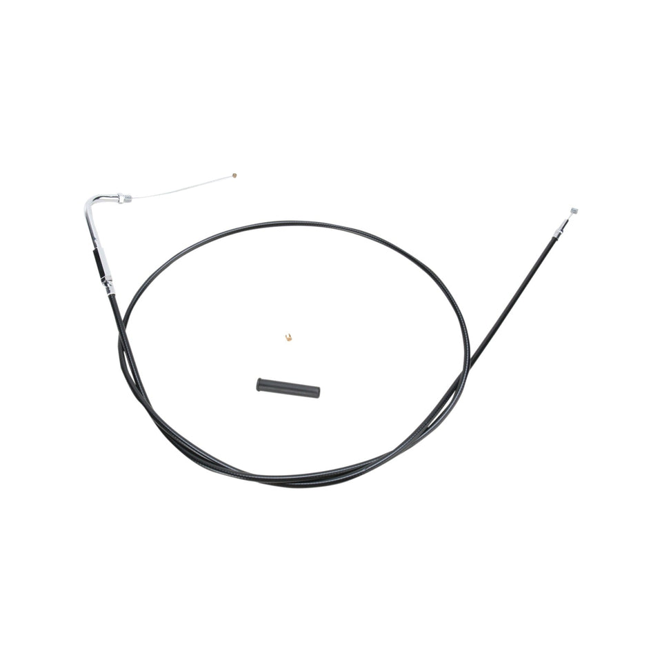 DRAG SPECIALTIES - BLACK VINYL THROTTLE CABLE - 56"
